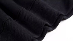 Black Cotton Candy Embroidered Sweatshirt