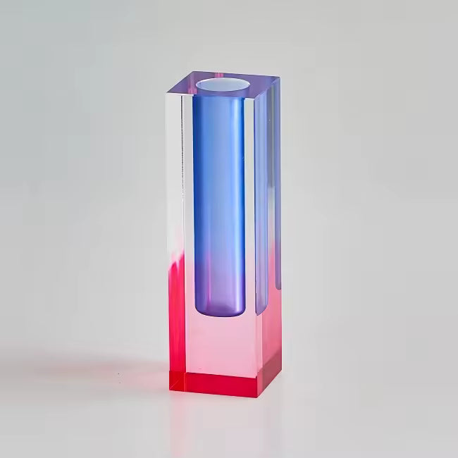 Modern Rainbow Acrylic Bud Vase
