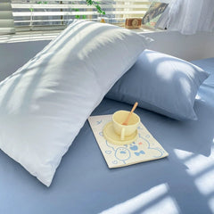 Solid Blue Bedding Set