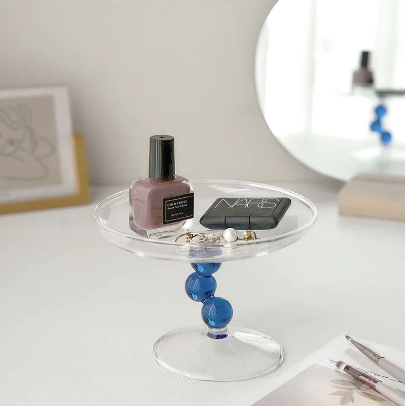 Curved Glass Jewelry Tray
