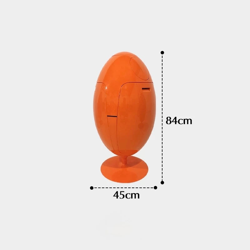 Dinosaur Egg Rotating Kitchen Trash Can