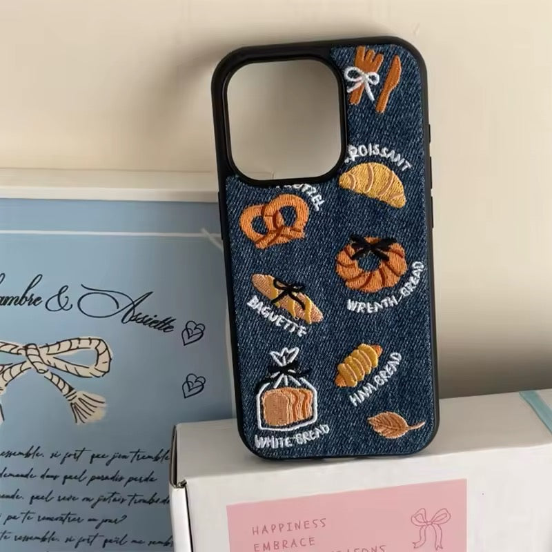 Denim Bread iPhone Case
