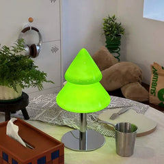 Christmas Tree Glass Table Lamp