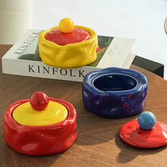 Colorful Funky Ceramic Ashtray