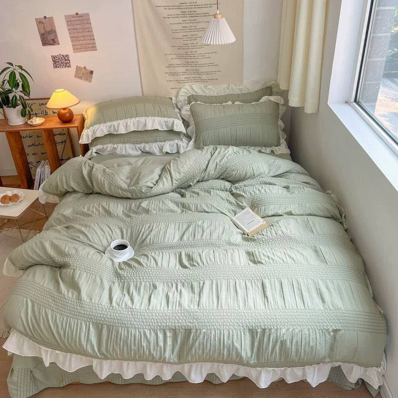 Chic Girl Lace Duvet Cover Set