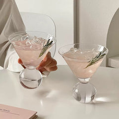 Vintage Short Stem Martini Glass