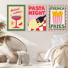 Colorful Food Poster