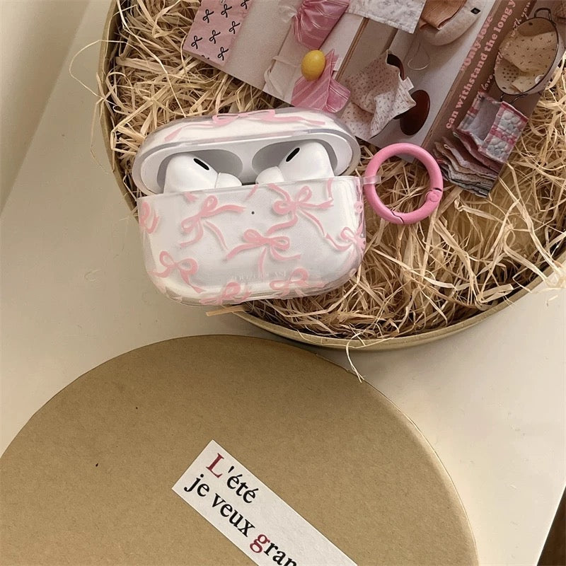 Pink Bow AirPods Case