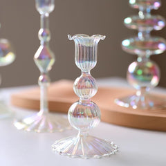 Taper Glass Candlestick Holder