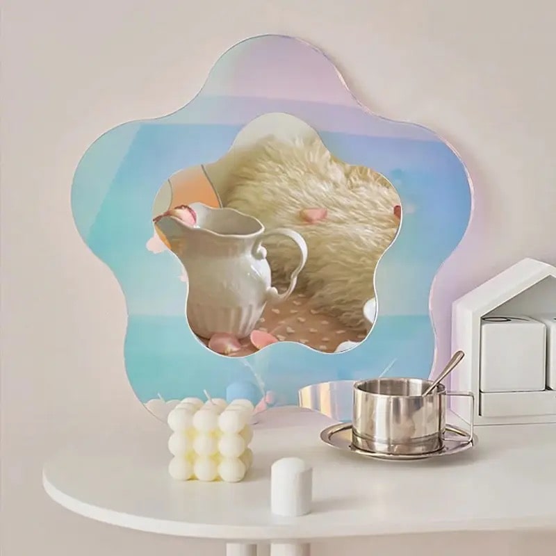 Iridescent Acrylic Abstract Mirror