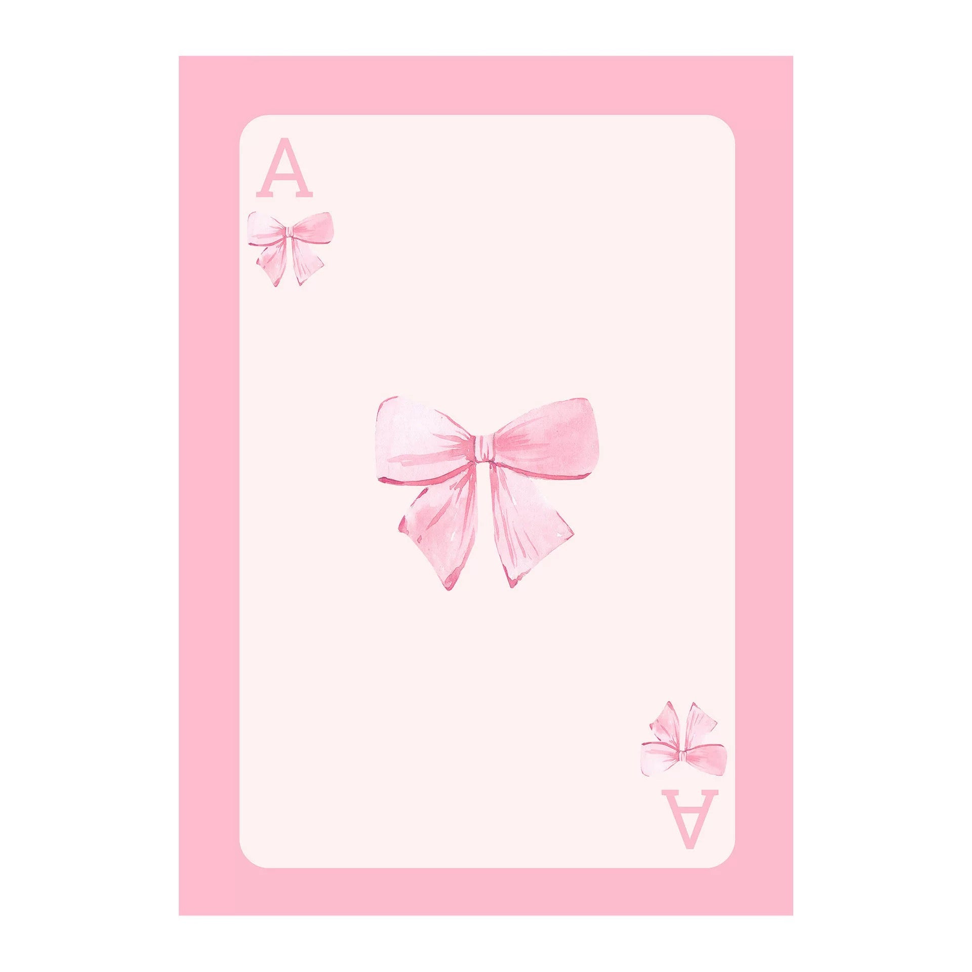 Pink Bow Coquette Poster