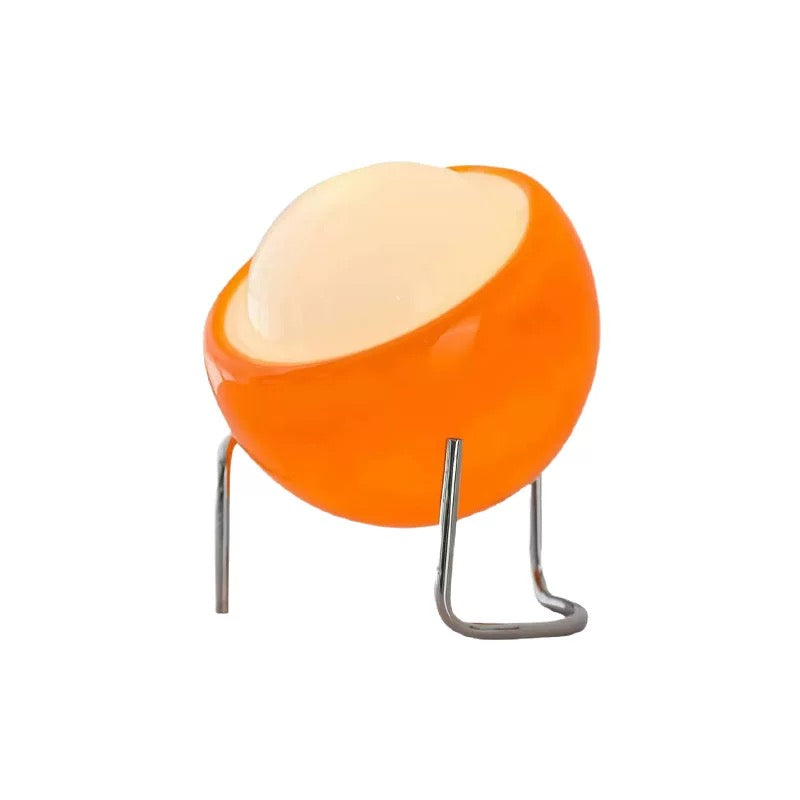 Orange Bauhaus Glass Table Lamp