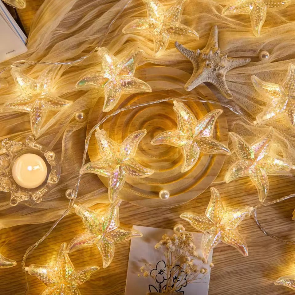 Seashell & Starfish LED String Lights