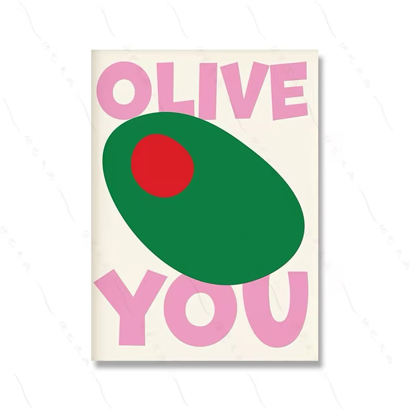 Colorful Food Poster