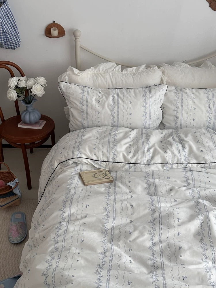 French Country Cotton Duvet Cover Set