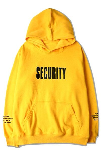 Yellow Security Hoodie