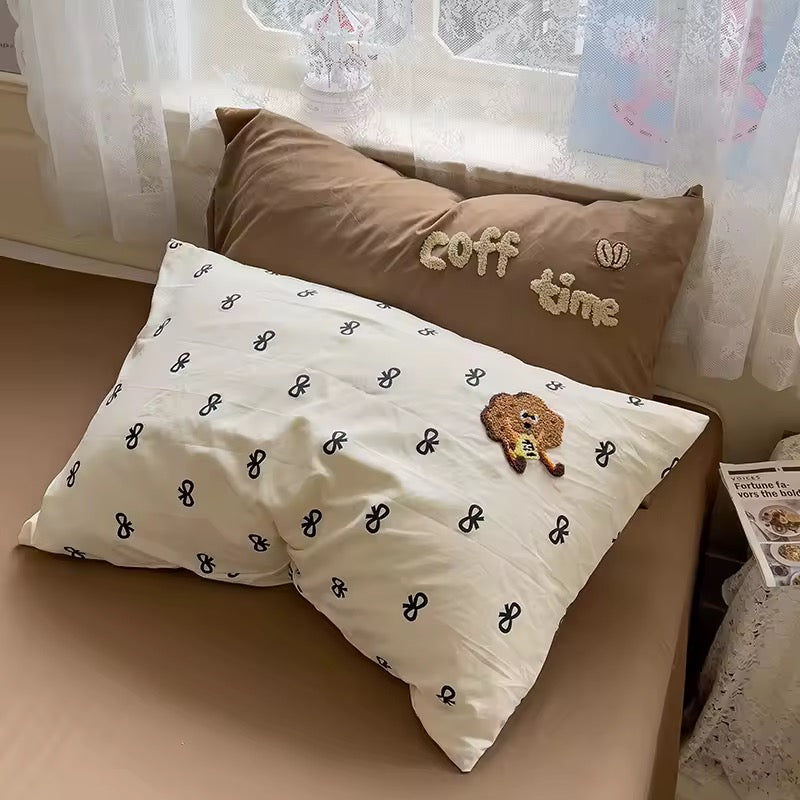 Cozy Coffee Bedding Set