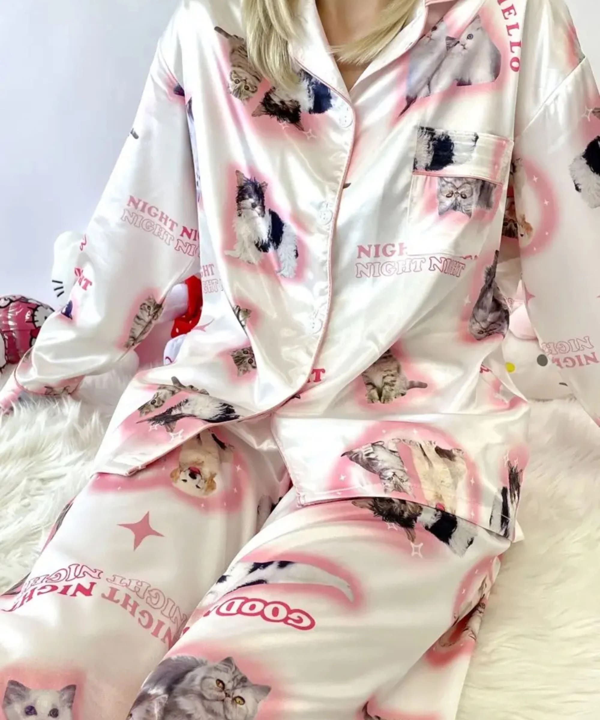 Kawaii Kitten Pajamas