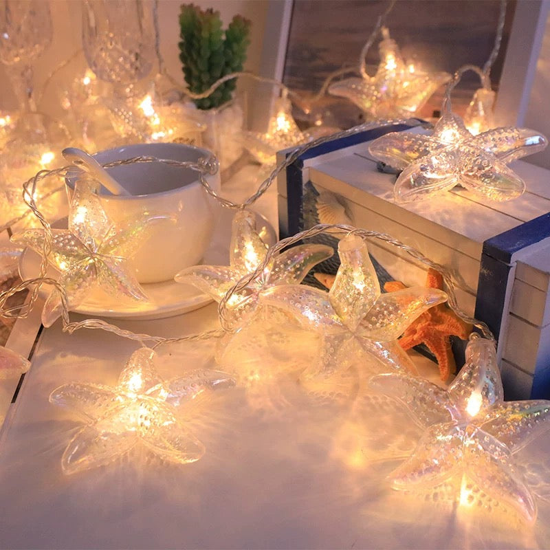 Seashell & Starfish LED String Lights