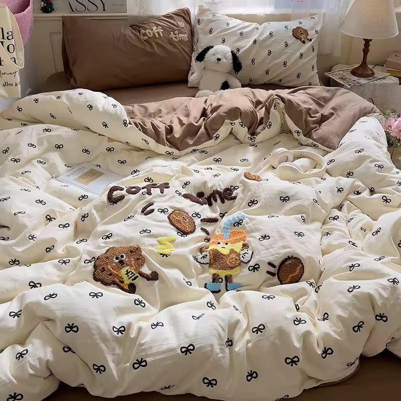Cozy Coffee Bedding Set