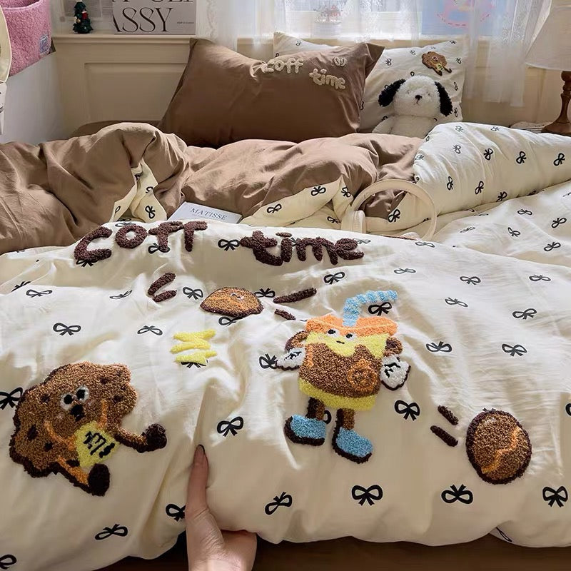 Cozy Coffee Bedding Set