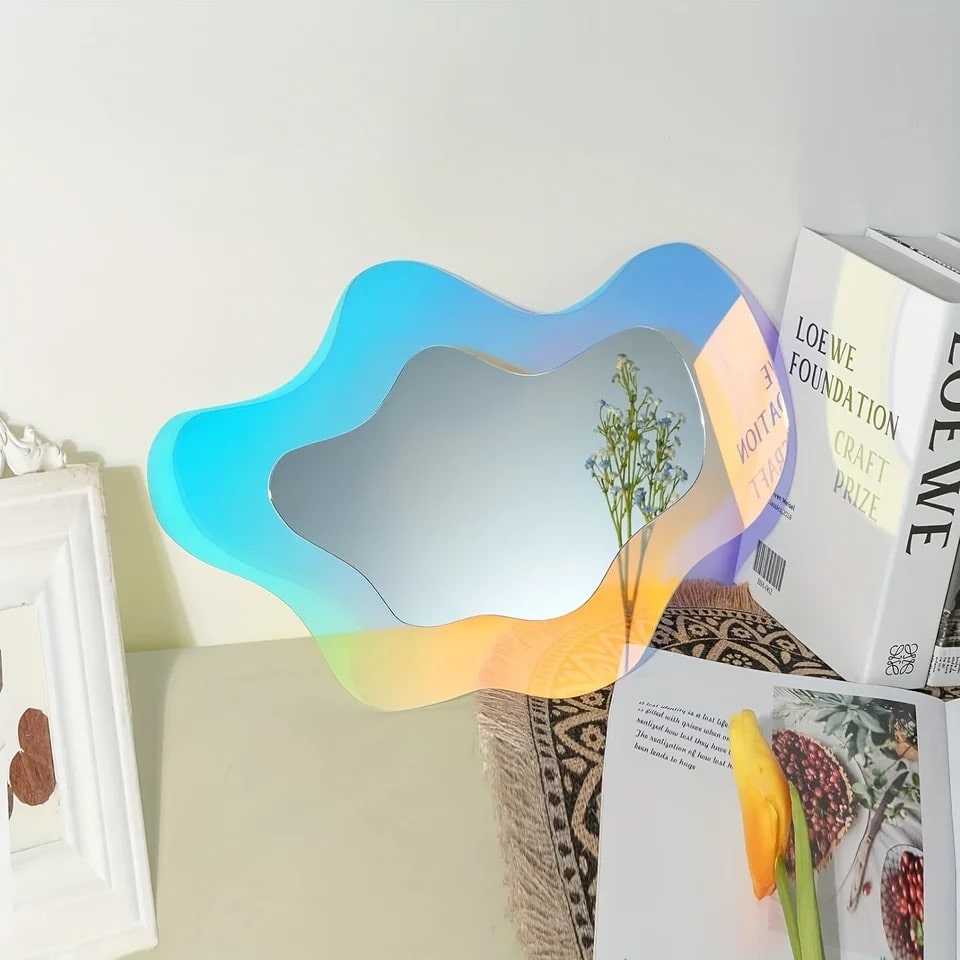 Iridescent Acrylic Abstract Mirror