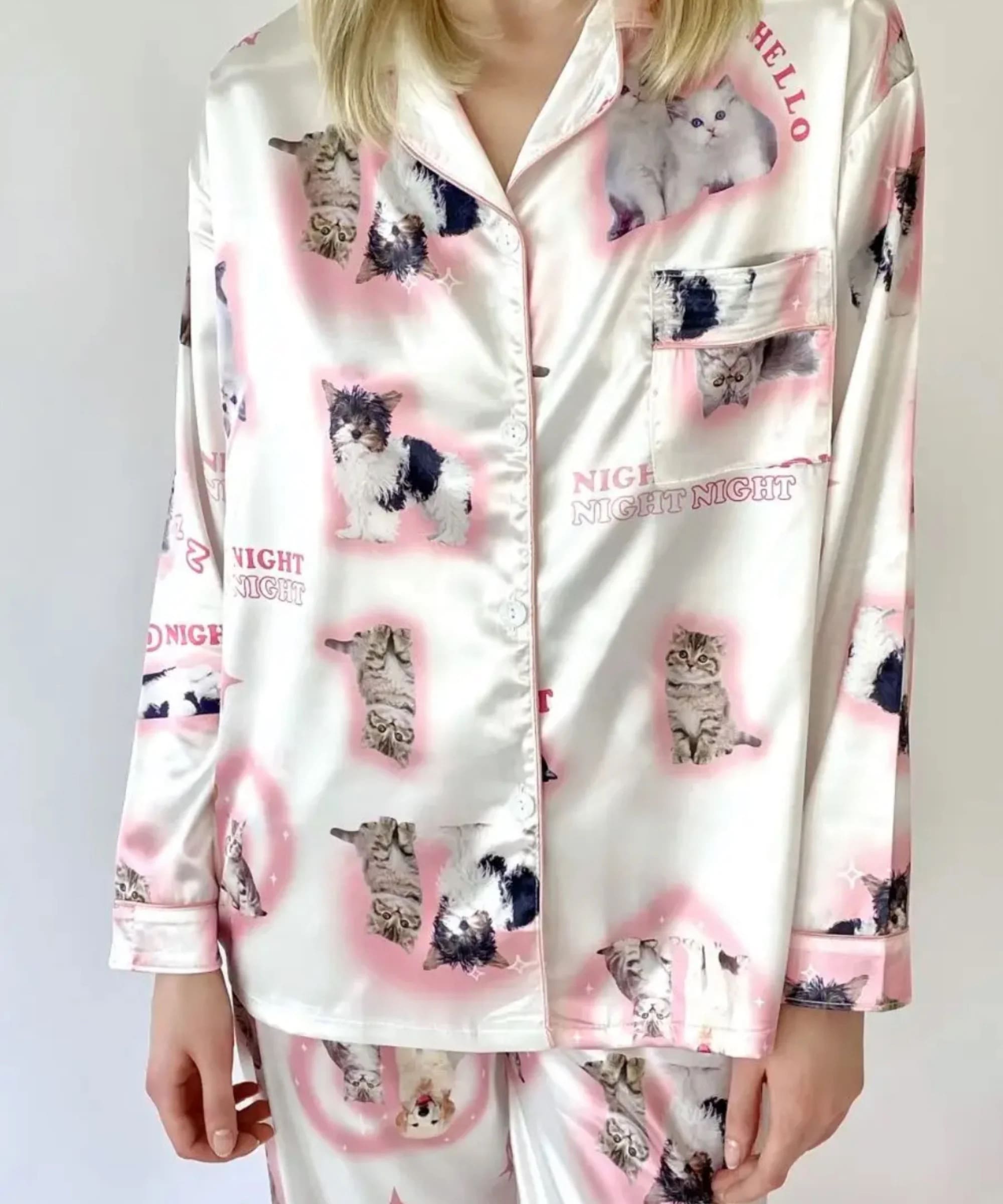 Kawaii Kitten Pajamas