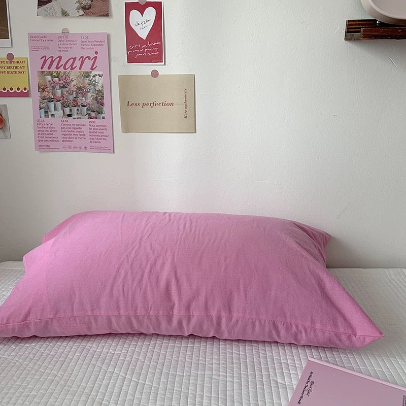Pastel Aesthetic Cotton Pillowcase
