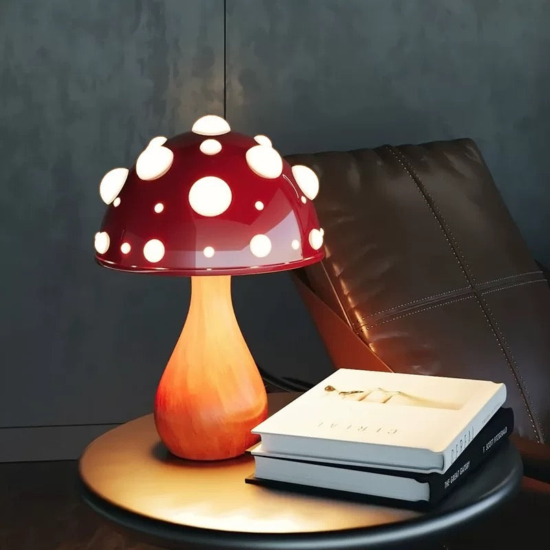 Amanita Mushroom Table Lamp