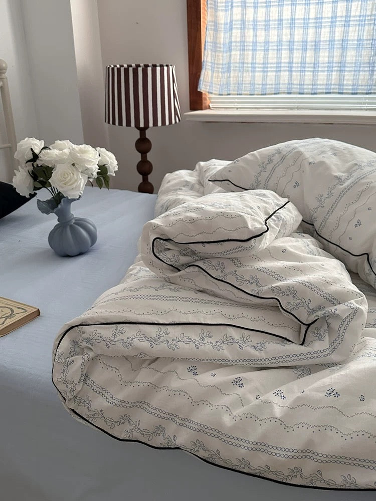 French Country Cotton Duvet Cover Set