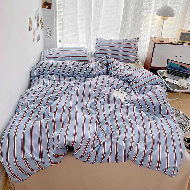 Nordic Stripe Bedding Set