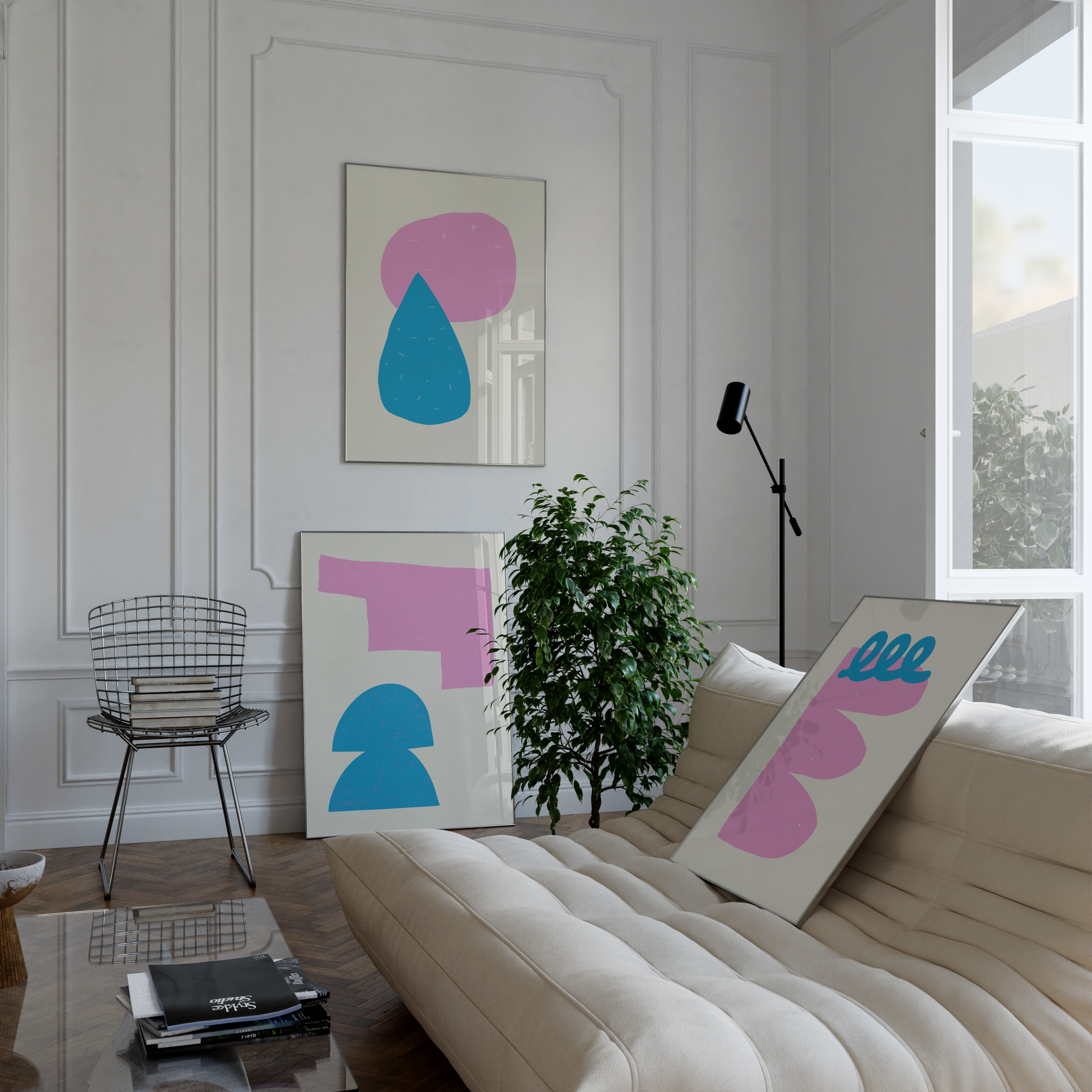 Minimalist Abstract Wall Art Set