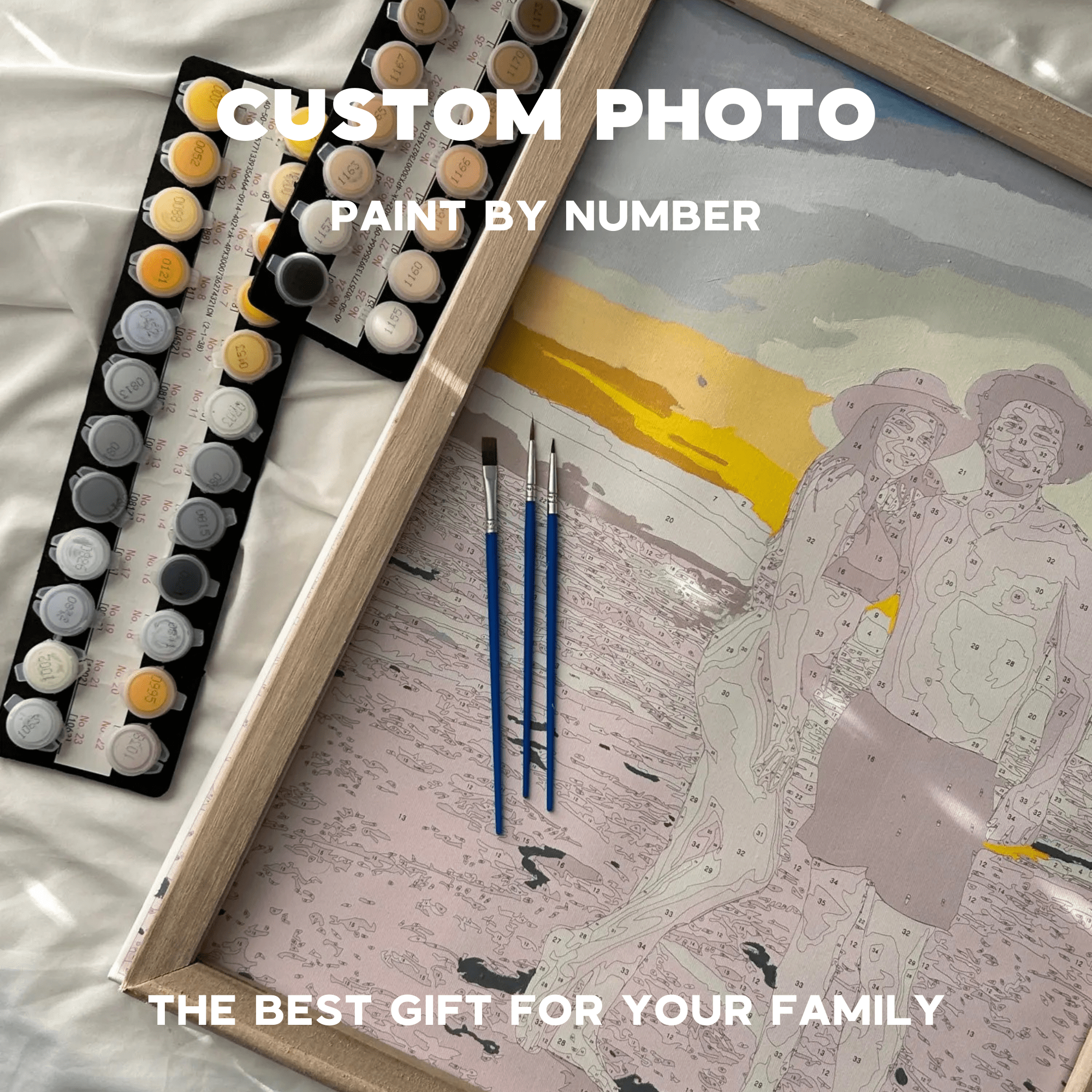 Personalized Custom Paint by Number Kit