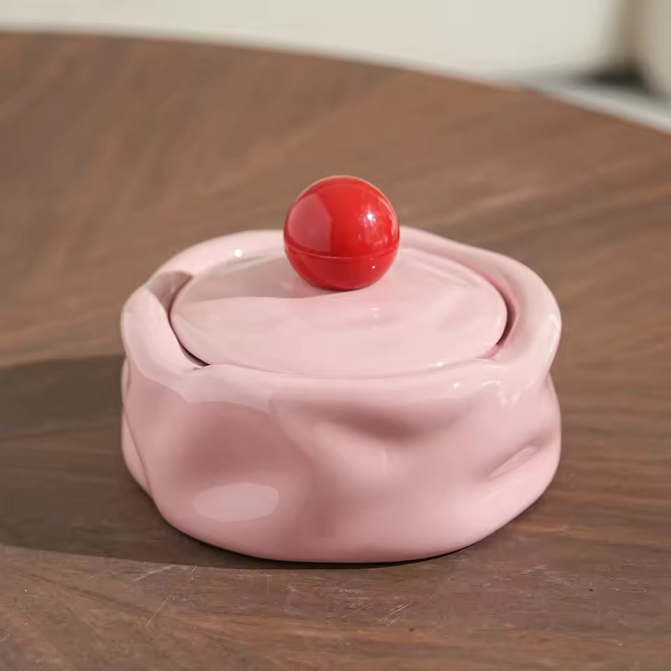 Colorful Funky Ceramic Ashtray