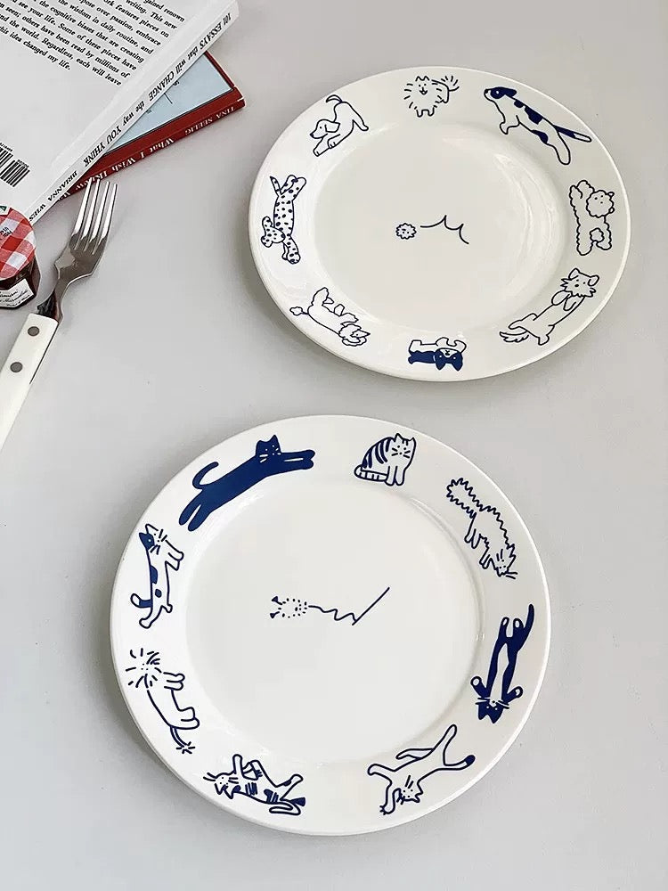 Korean Vintage Ceramic Plate