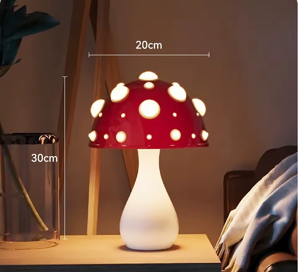 Amanita Mushroom Table Lamp