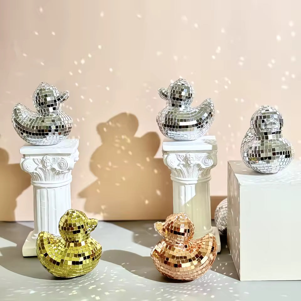 Disco Duck Mirror Ornament