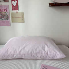 Pastel Aesthetic Cotton Pillowcase