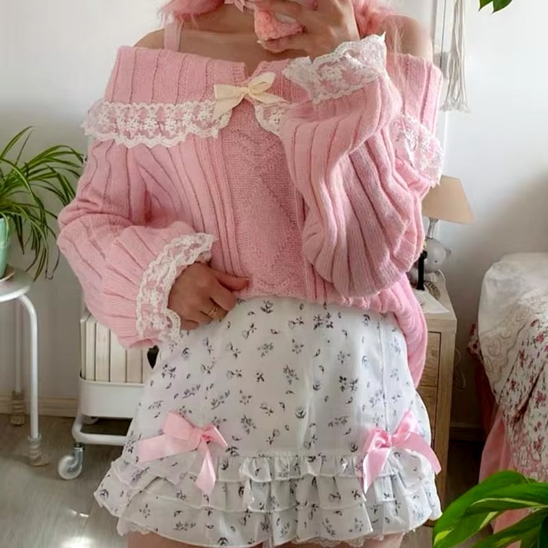 Coquette Pink Sweater