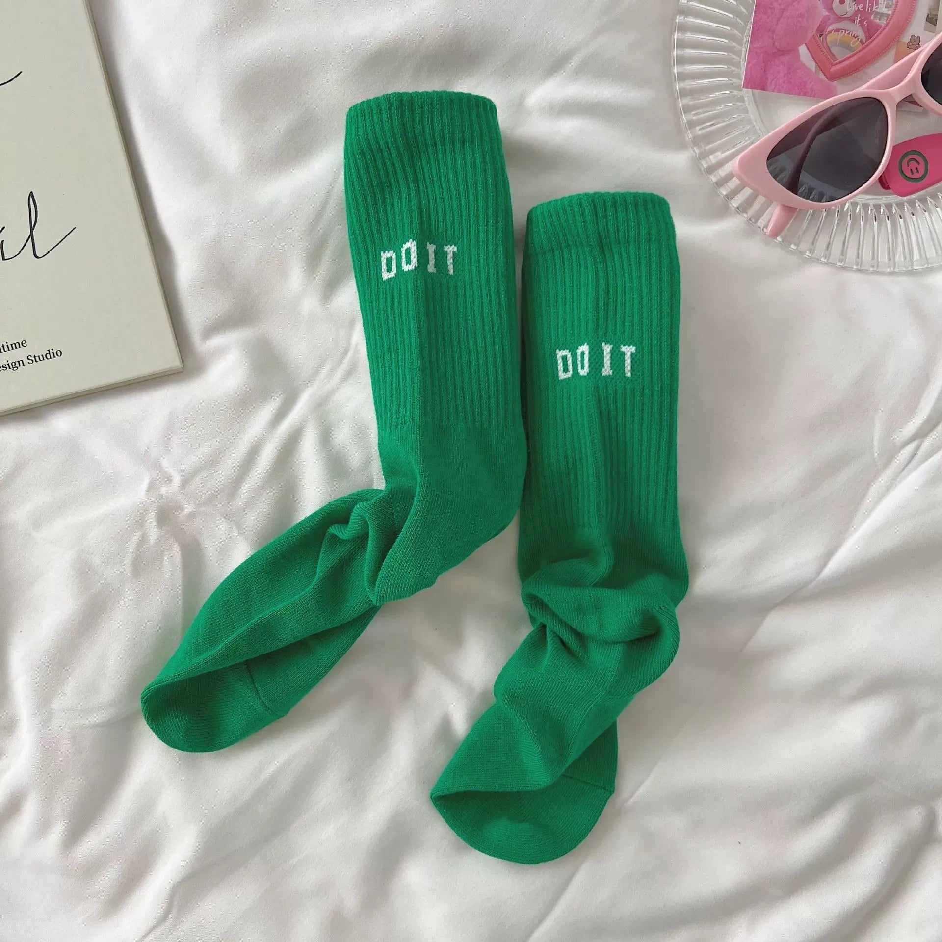 Y2k Pink Socks
