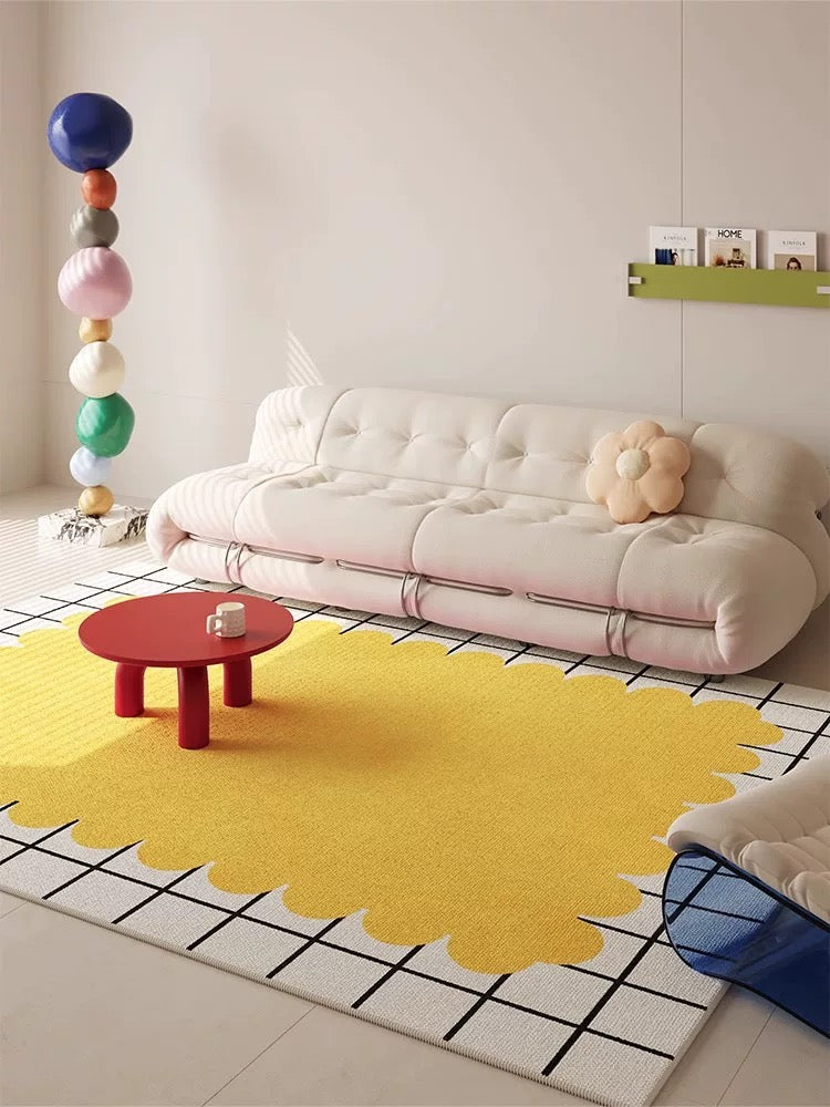 Danish Pastel Scallop Rug