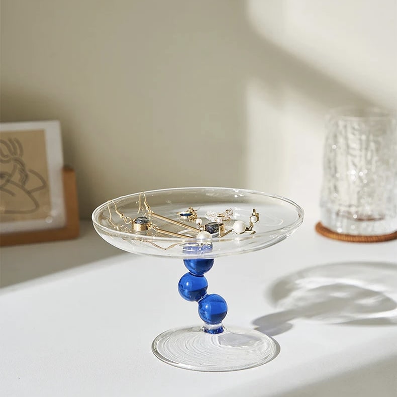 Curved Glass Jewelry Tray