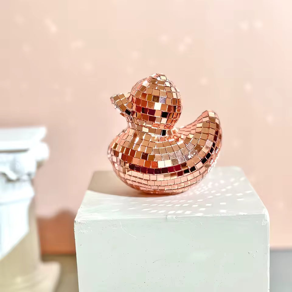 Disco Duck Mirror Ornament