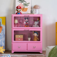 Pink Pastel Display Cabinet