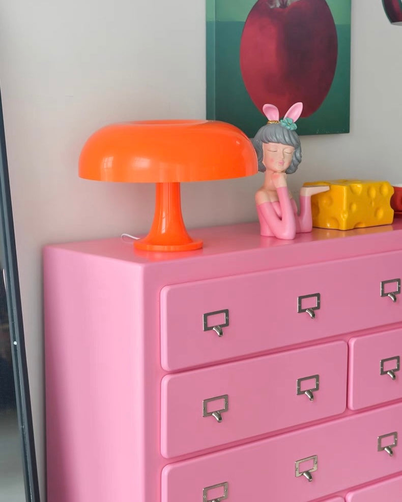 Aesthetic Pink Storage Cabinet