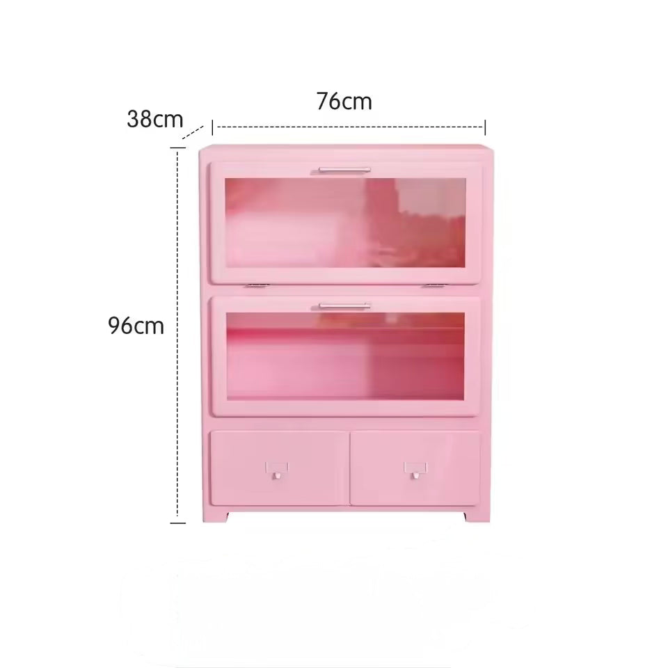 Pink Pastel Display Cabinet