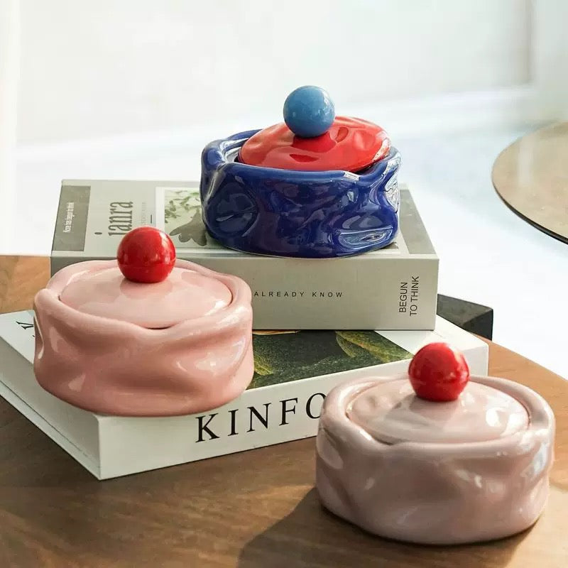 Colorful Funky Ceramic Ashtray