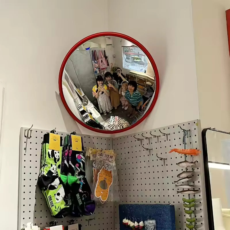 Wide-Angle Convex Wall Mirror