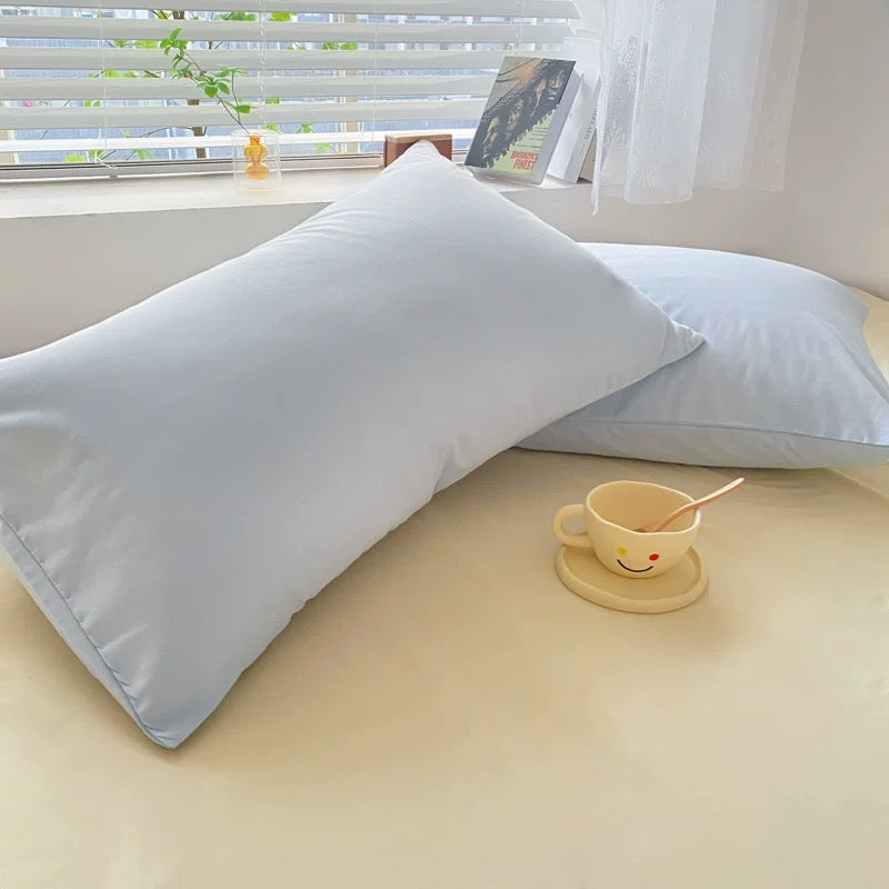 Pastel Blue & Cream Duvet Cover Set