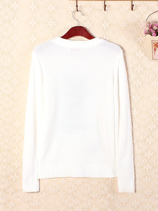 White Blind Rabbit Sweater